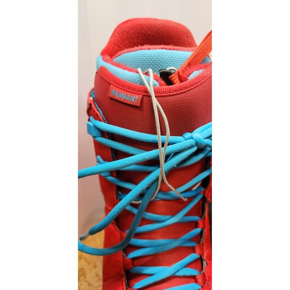 Burton Rampant Snowboard Boots Mens Red Blue Lace Up Freestyle Park Riding main image 15